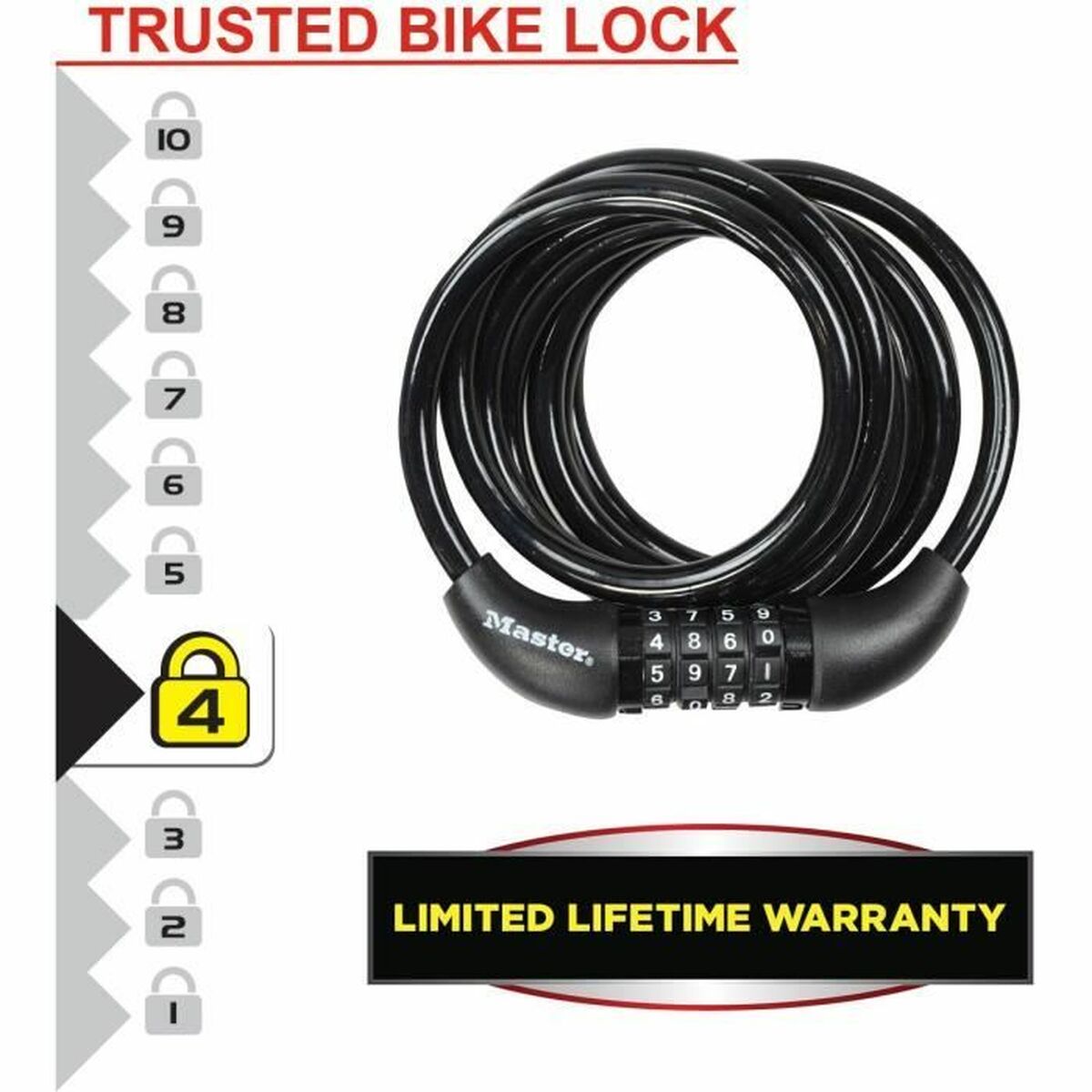 Ketju munalukolla Master Lock